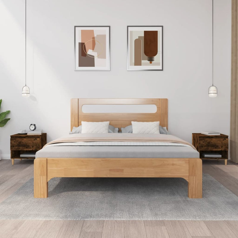 Nachtkastjes 2 st 50x46x50 cm bewerkt hout gerookt eikenkleurig MeubelReus