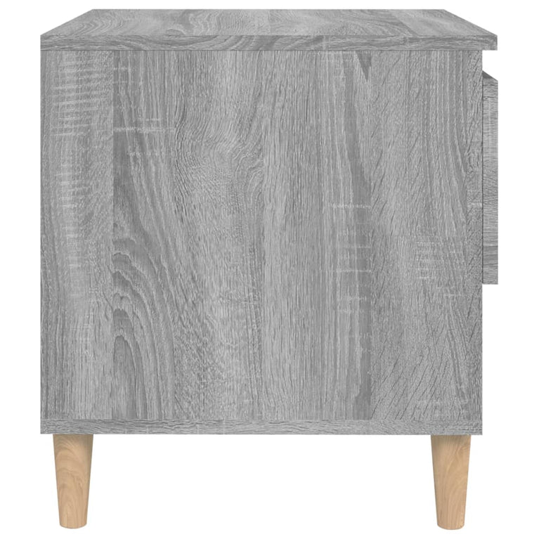 Nachtkastjes 2 st 50x46x50 cm bewerkt hout grijs sonoma eiken MeubelReus