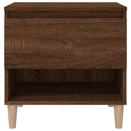 Nachtkastjes 2 st 50x46x50 cm bewerkt hout bruineikenkleurig MeubelReus