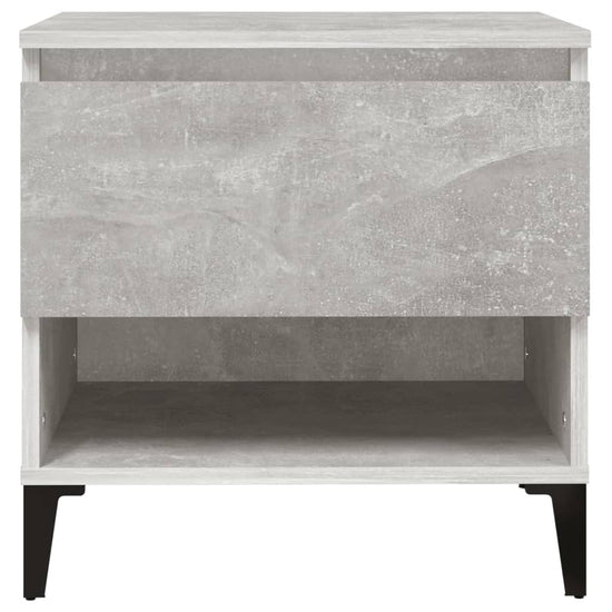 Bijzettafels 2 st 50x46x50 cm bewerkt hout betongrijs MeubelReus