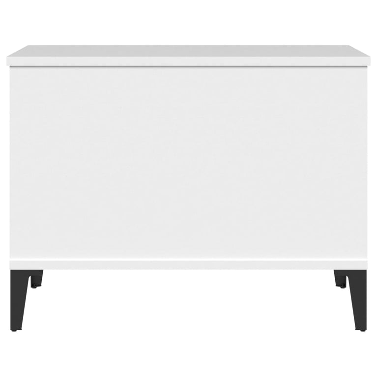 Salontafel 60x44,5x45 cm bewerkt hout wit MeubelReus