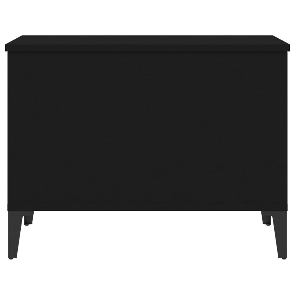 Salontafel 60x44,5x45 cm bewerkt hout zwart MeubelReus
