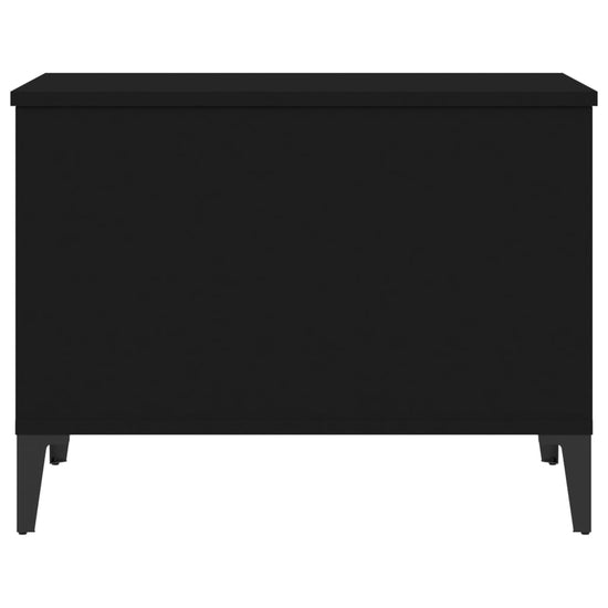 Salontafel 60x44,5x45 cm bewerkt hout zwart MeubelReus
