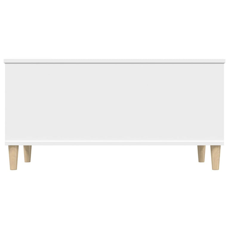 Salontafel 90x44,5x45 cm bewerkt hout wit MeubelReus