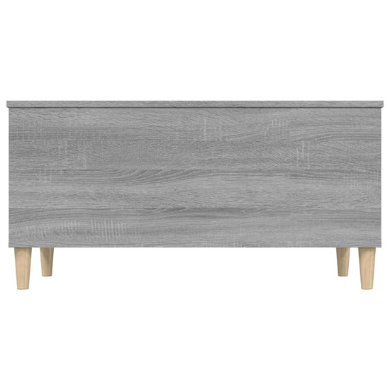 Salontafel 90x44,5x45 cm bewerkt hout grijs sonoma eikenkleurig MeubelReus