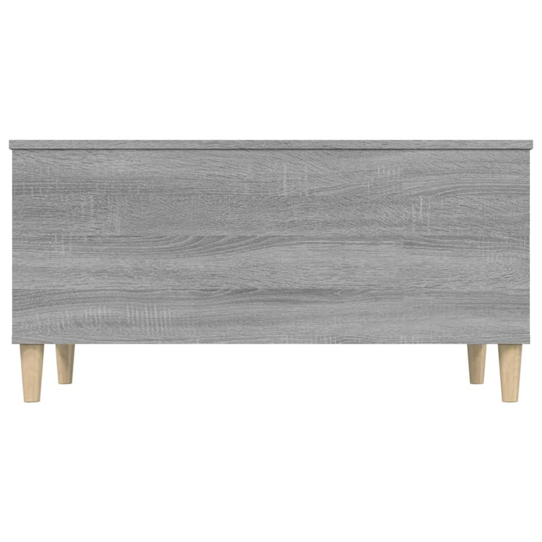 Salontafel 90x44,5x45 cm bewerkt hout grijs sonoma eikenkleurig MeubelReus