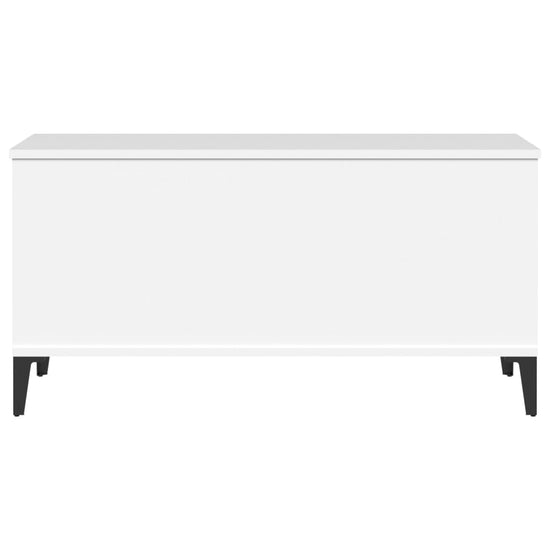 Salontafel 90x44,5x45 cm bewerkt hout wit MeubelReus