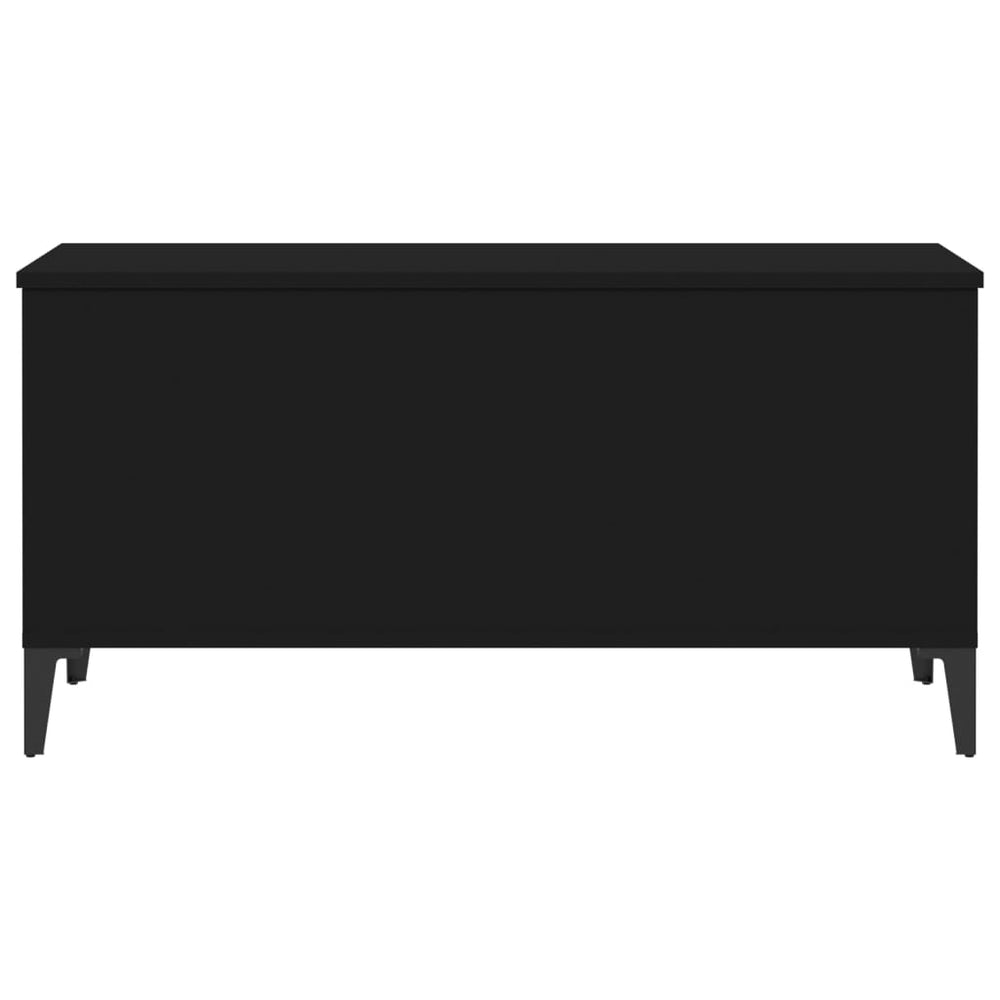 Salontafel 90x44,5x45 cm bewerkt hout zwart MeubelReus