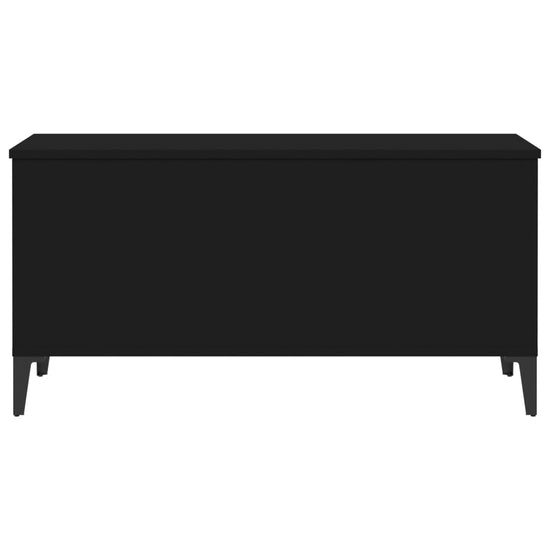 Salontafel 90x44,5x45 cm bewerkt hout zwart MeubelReus