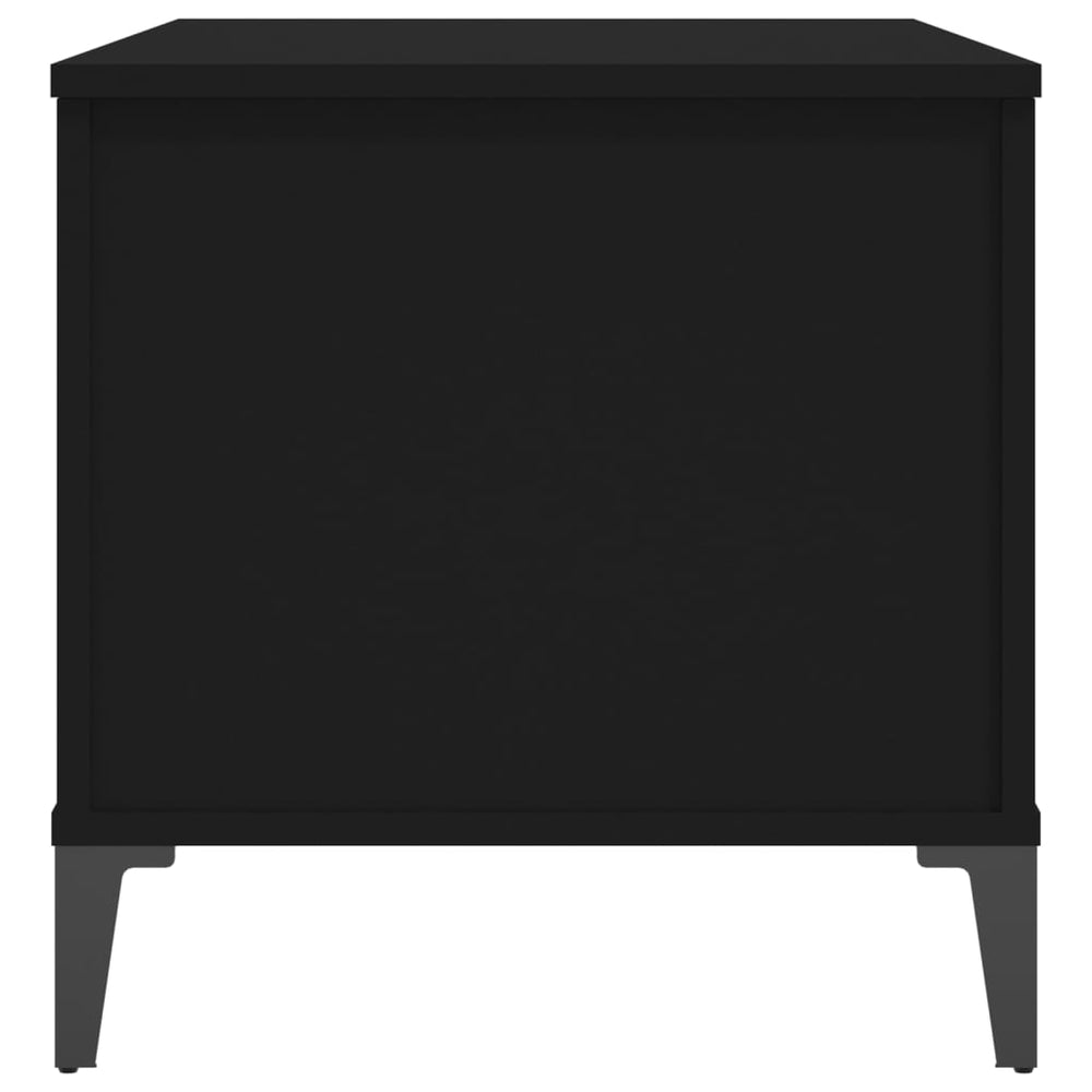 Salontafel 90x44,5x45 cm bewerkt hout zwart MeubelReus