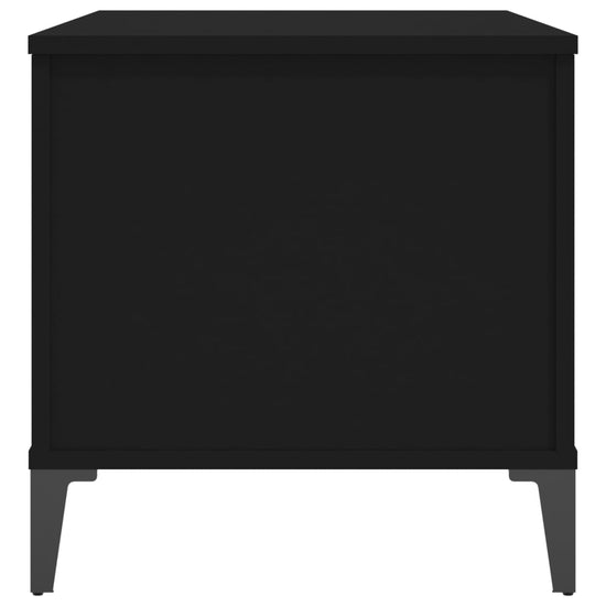 Salontafel 90x44,5x45 cm bewerkt hout zwart MeubelReus