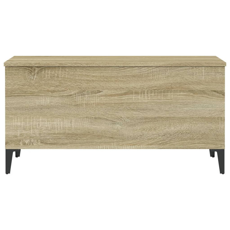 Salontafel 90x44,5x45 cm bewerkt hout sonoma eikenkleurig MeubelReus