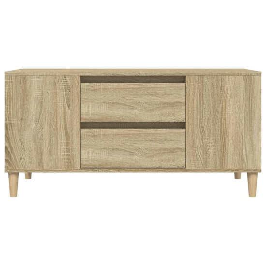 Tv-meubel 102x44,5x50 cm bewerkt hout sonoma eikenkleurig MeubelReus