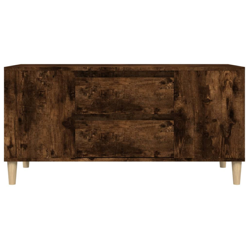 Tv-meubel 102x44,5x50 cm bewerkt hout gerookt eikenkleurig MeubelReus
