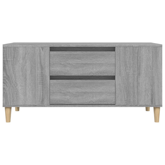 Tv-meubel 102x44,5x50 cm bewerkt hout grijs sonoma eikenkleurig MeubelReus