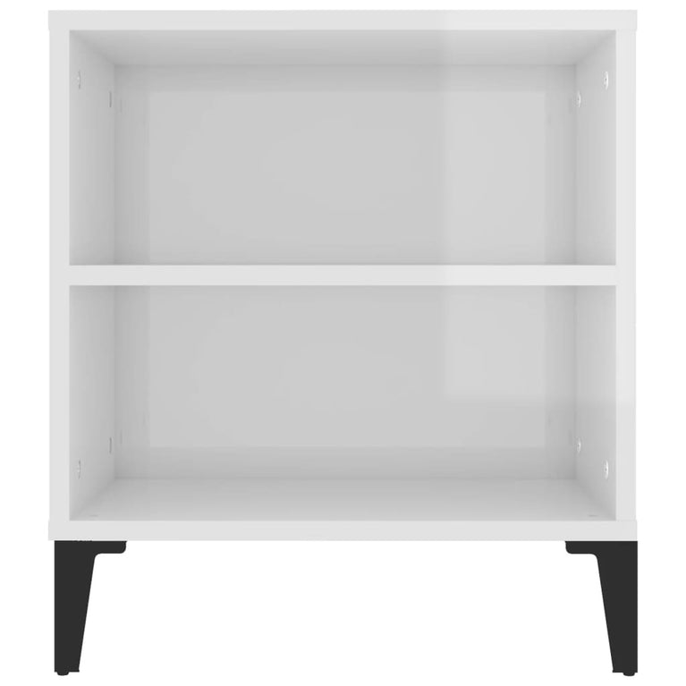 Tv-meubel 102x44,5x50 cm bewerkt hout hoogglans wit MeubelReus