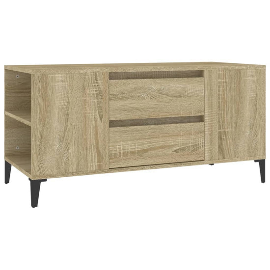 Tv-meubel 102x44,5x50 cm bewerkt hout sonoma eikenkleurig MeubelReus