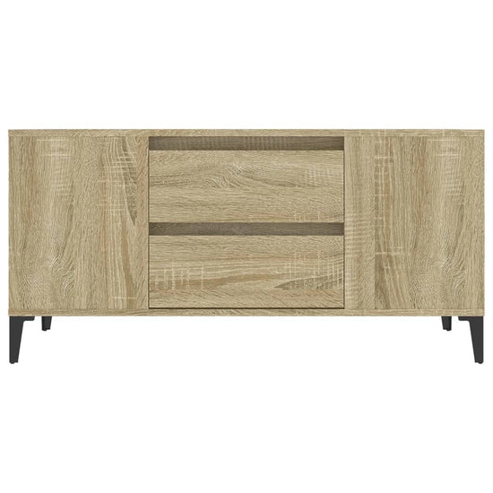 Tv-meubel 102x44,5x50 cm bewerkt hout sonoma eikenkleurig MeubelReus