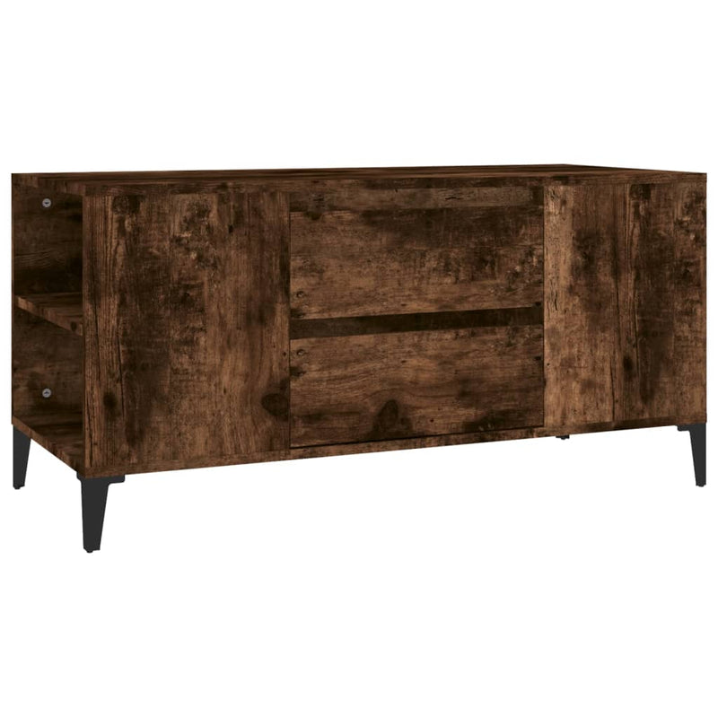 Tv-meubel 102x44,5x50 cm bewerkt hout gerookt eikenkleurig MeubelReus