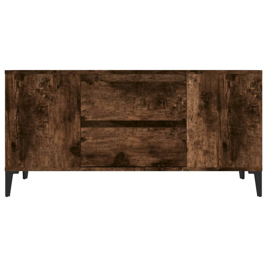 Tv-meubel 102x44,5x50 cm bewerkt hout gerookt eikenkleurig MeubelReus