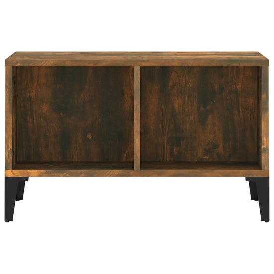 Salontafel 60x50x36,5 cm bewerkt hout gerookt eikenkleurig MeubelReus