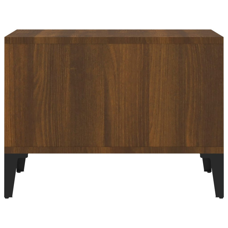 Salontafel 60x50x36,5 cm bewerkt hout bruin eikenkleur MeubelReus