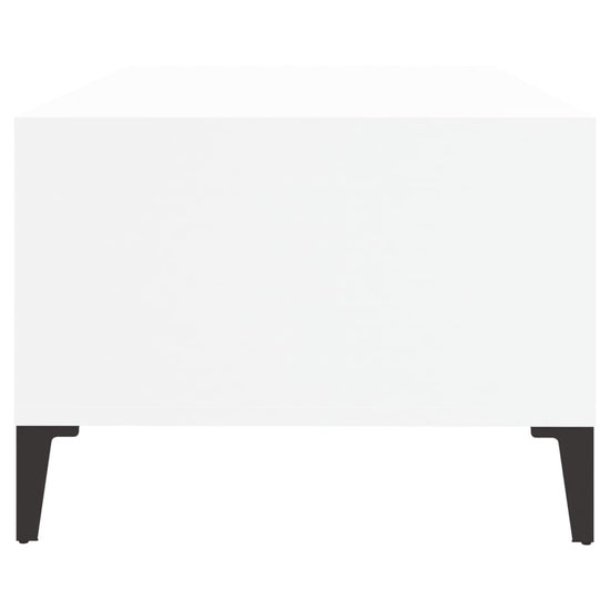 Salontafel 90x50x36,5 cm bewerkt hout wit MeubelReus