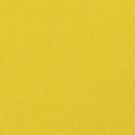 Bankje 100x75x76 cm stof lichtgeel MeubelReus