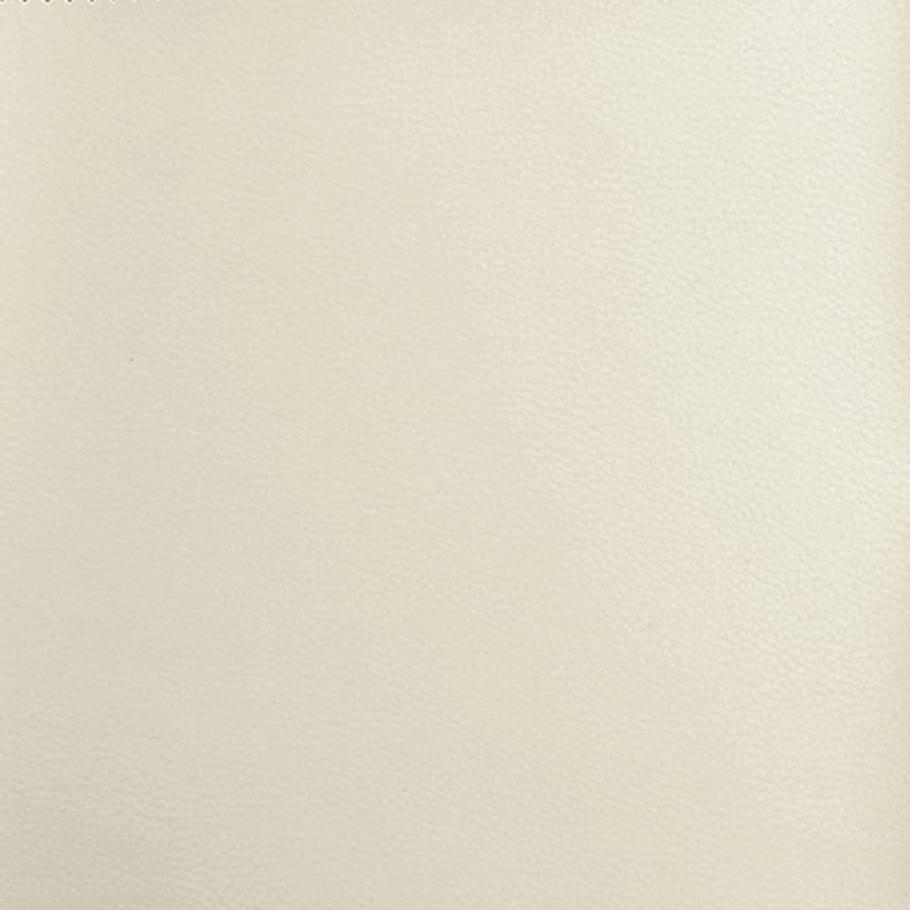 Bankje 100x75x76 cm kunstleer crèmekleurig MeubelReus