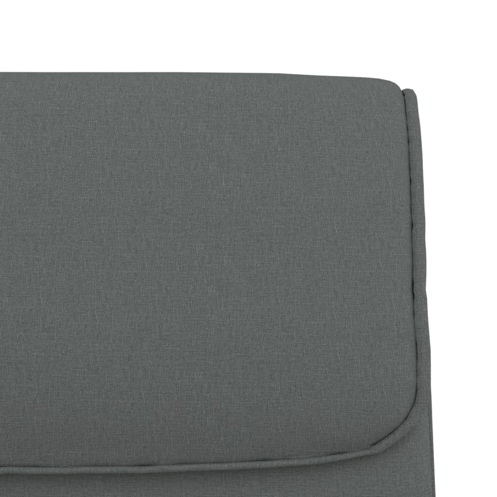 Bankje 100x64x80 cm stof donkergrijs MeubelReus