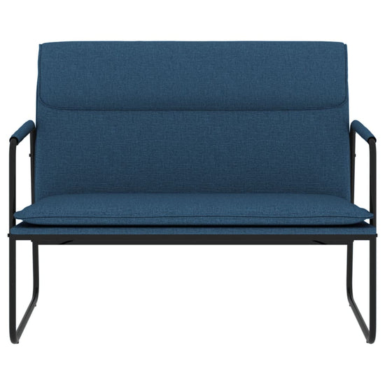Bankje 100x64x80 cm stof blauw MeubelReus