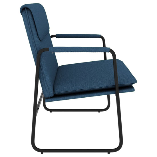 Bankje 100x64x80 cm stof blauw MeubelReus