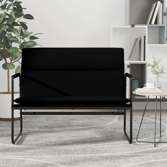 Bankje 100x64x80 cm kunstleer zwart MeubelReus