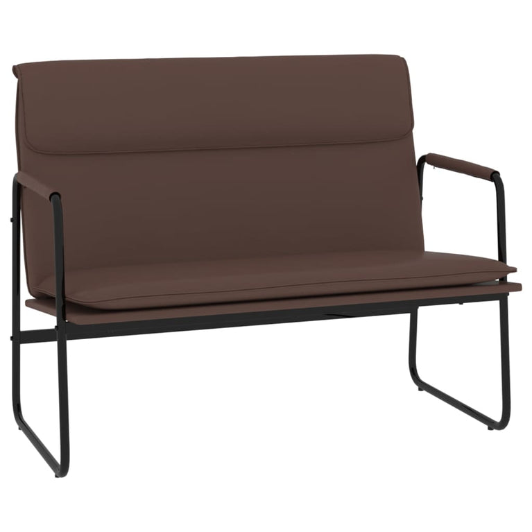 Bankje 100x64x80 cm kunstleer bruin MeubelReus