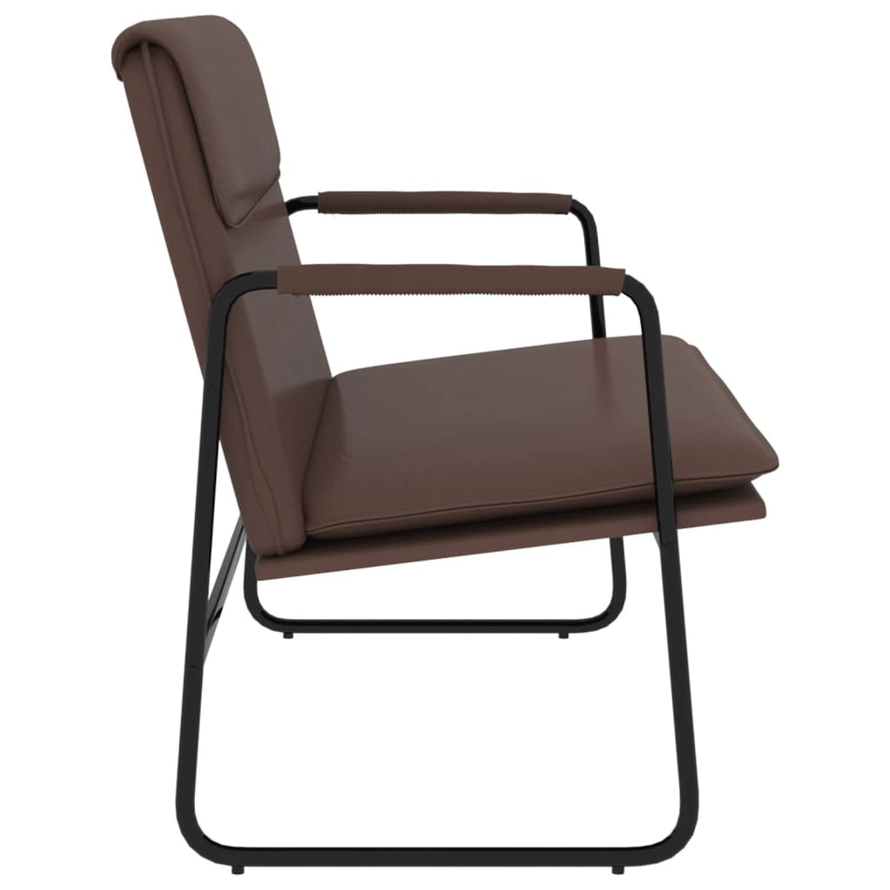 Bankje 100x64x80 cm kunstleer bruin MeubelReus