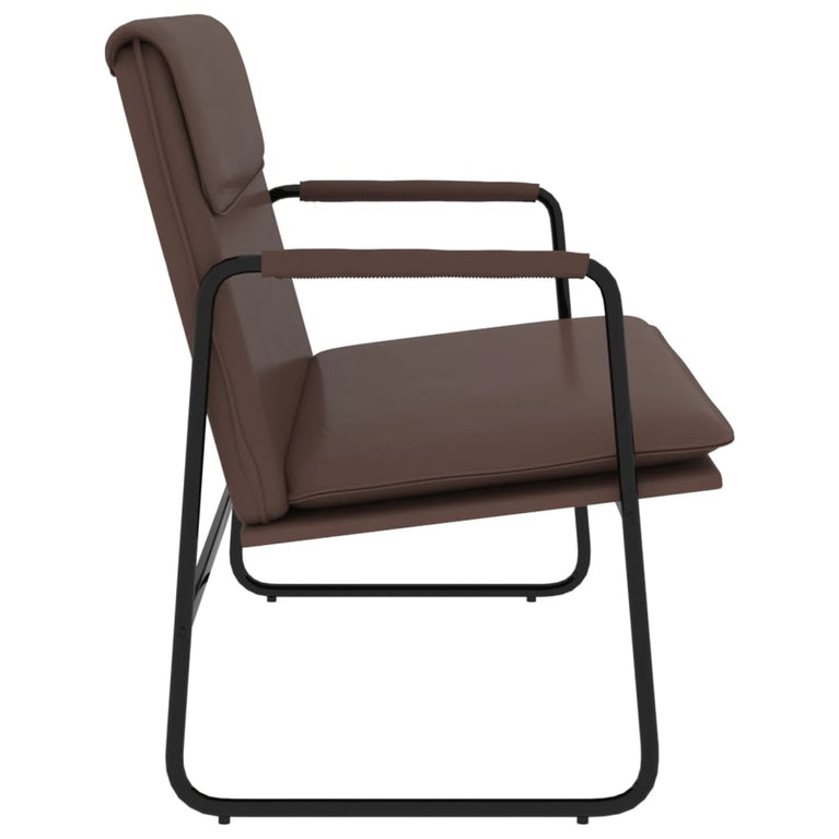 Bankje 100x64x80 cm kunstleer bruin MeubelReus