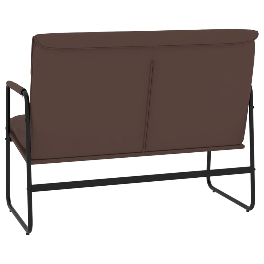 Bankje 100x64x80 cm kunstleer bruin MeubelReus