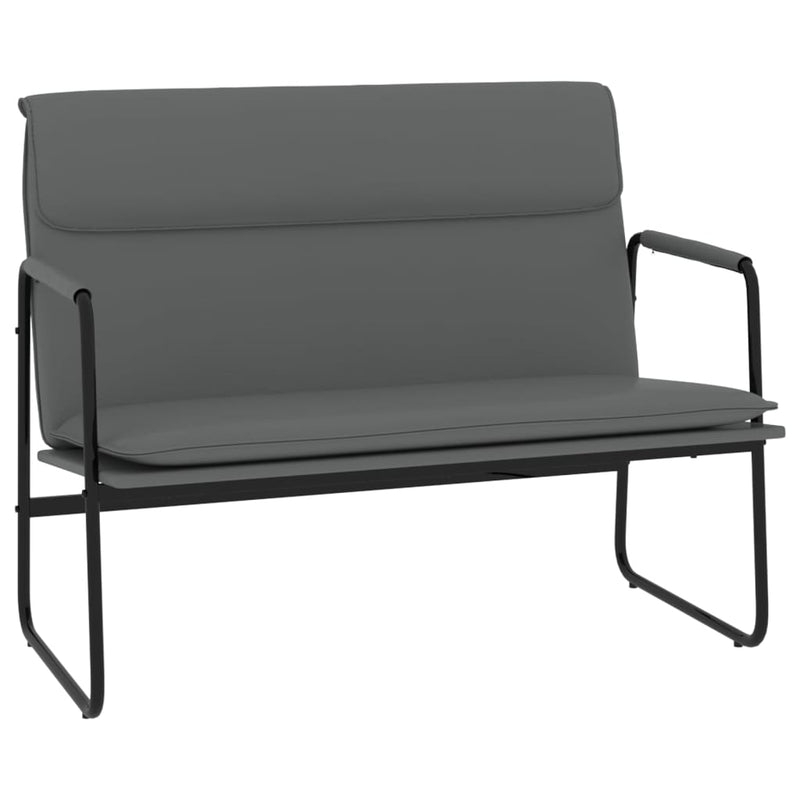 Bankje 100x64x80 cm kunstleer grijs MeubelReus