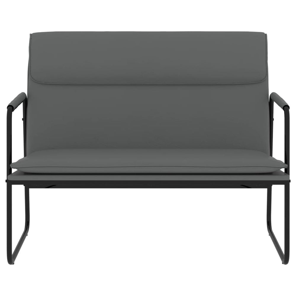Bankje 100x64x80 cm kunstleer grijs MeubelReus
