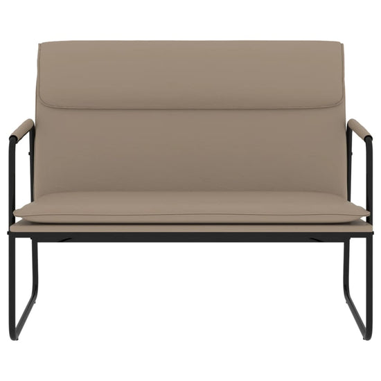 Bankje 100x64x80 cm kunstleer cappuccinokleurig MeubelReus