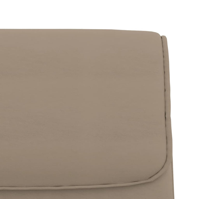 Bankje 100x64x80 cm kunstleer cappuccinokleurig MeubelReus