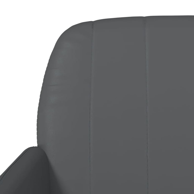 Bankje 107x80x81 cm kunstleer grijs MeubelReus