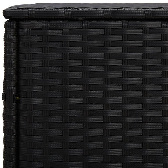 Bijzettafels 3 st poly rattan zwart MeubelReus