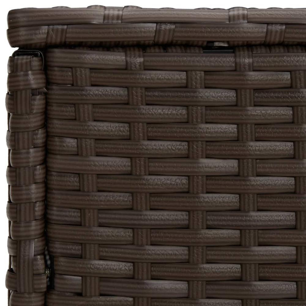Bijzettafels 3 st poly rattan bruin MeubelReus