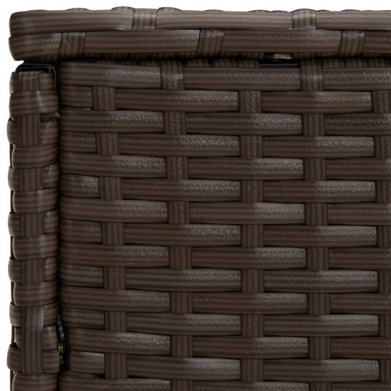 Bijzettafels 3 st poly rattan bruin MeubelReus