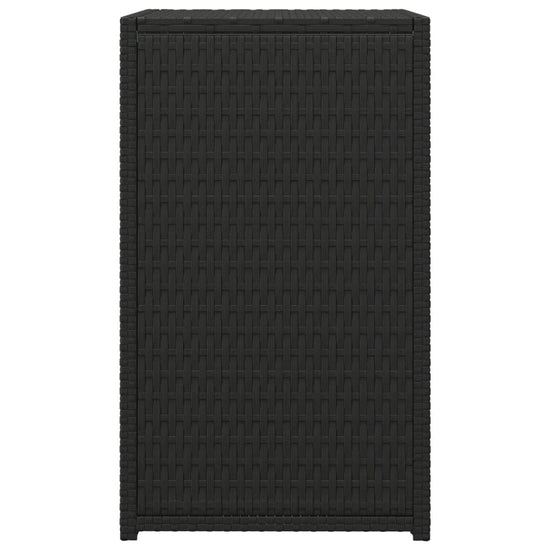 Bijzettafel C-vormig 40x35x60 cm poly rattan zwart MeubelReus