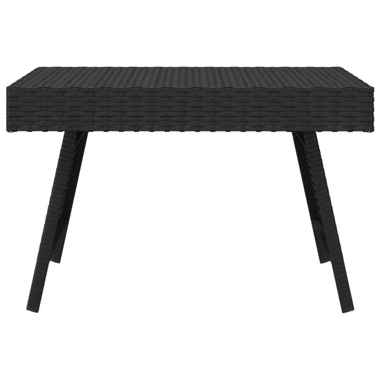 Bijzettafel inklapbaar 60x40x38 cm poly rattan zwart MeubelReus