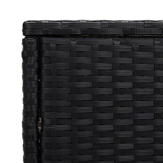 Tafeltjesset 3 st poly rattan zwart MeubelReus