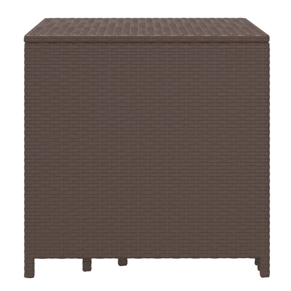 Tafeltjesset 3 st poly rattan bruin MeubelReus