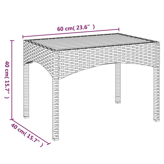 3-delige Loungeset met kussens poly rattan zwart MeubelReus